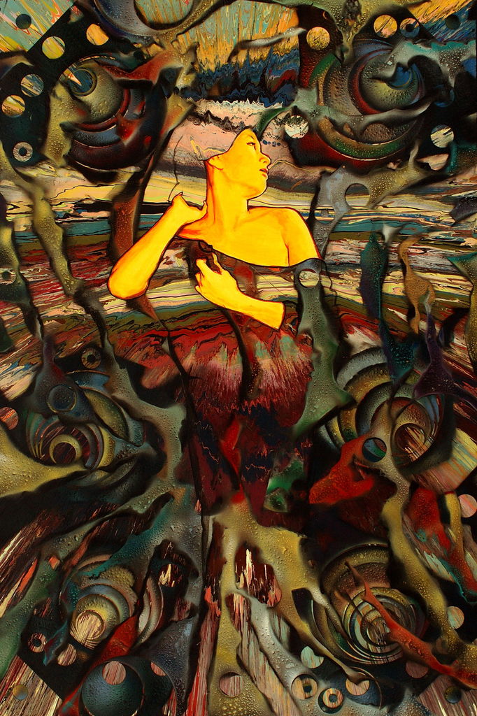 Acrylic and Lacquer on Board, 4ft x 6ft - 2003 